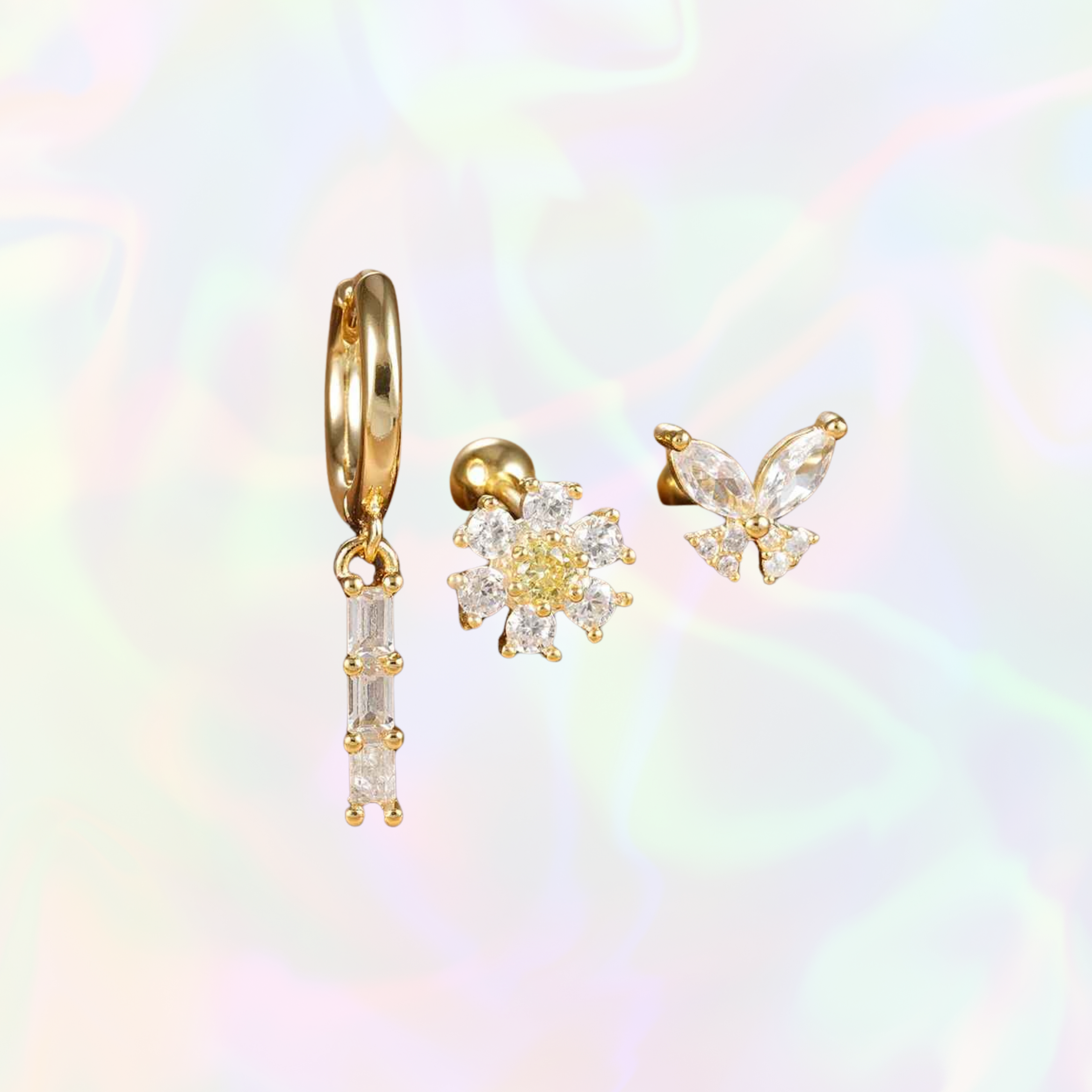 Anaïs Earrings - White