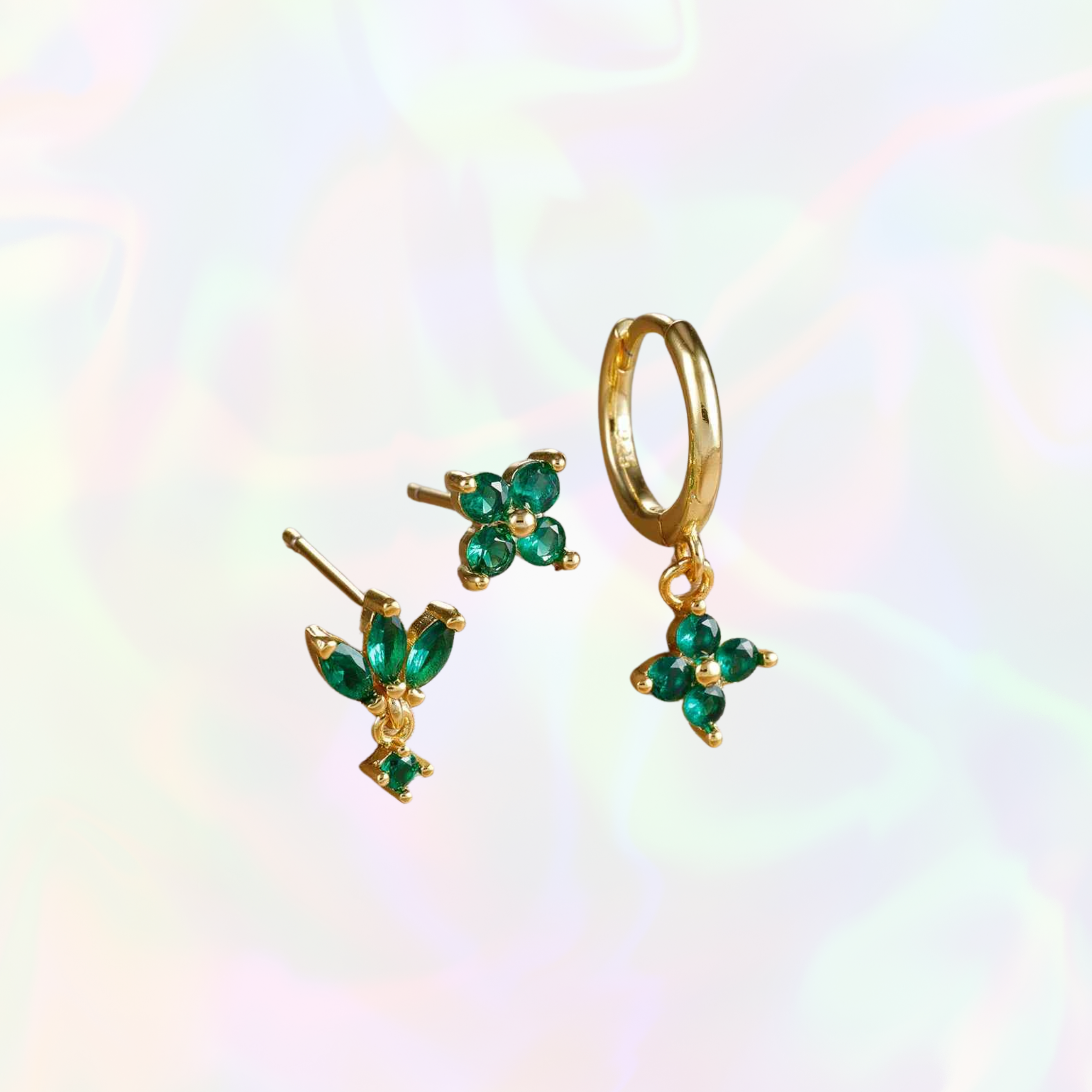 Britt Studs (1pcs) - Green