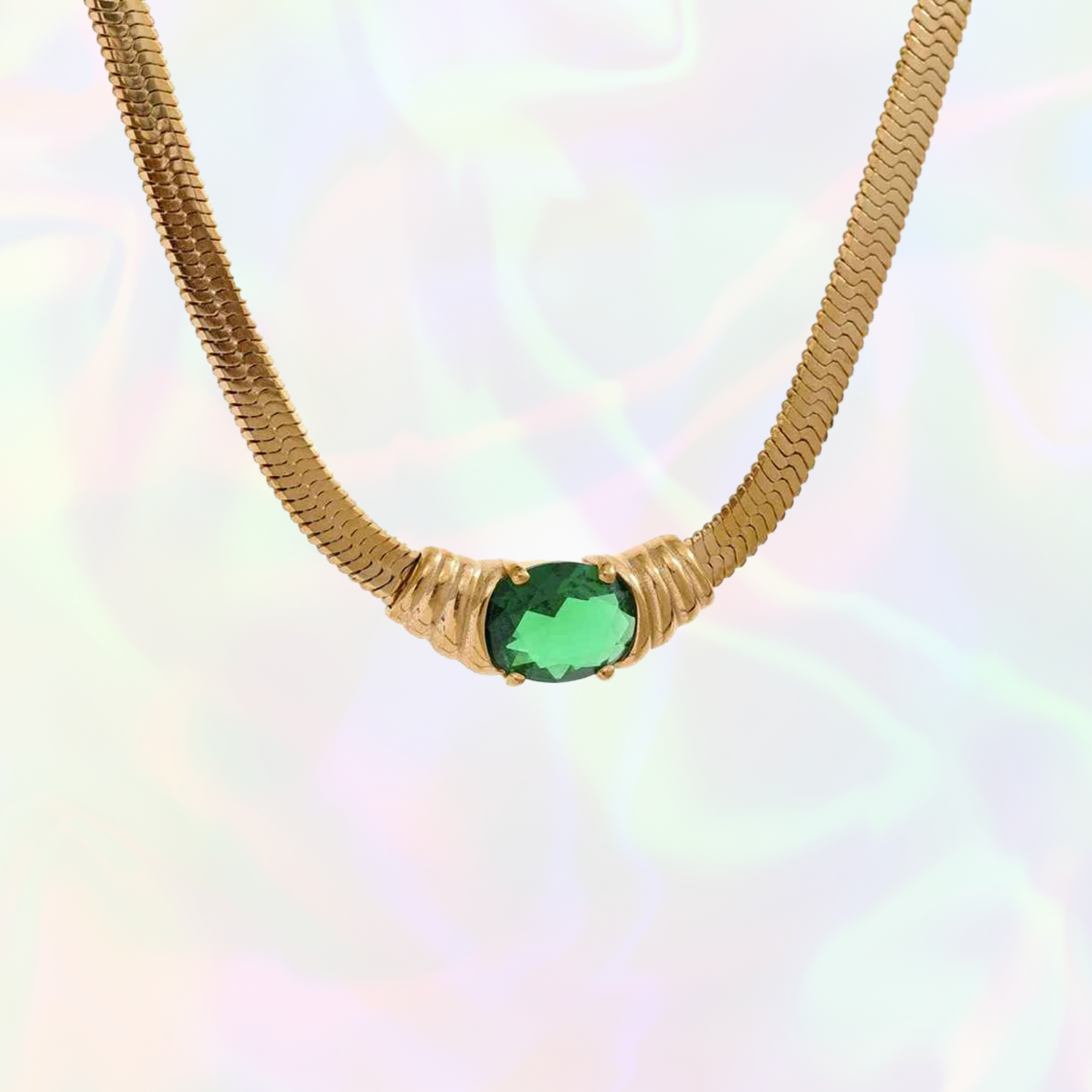 Rosa Necklace - Green