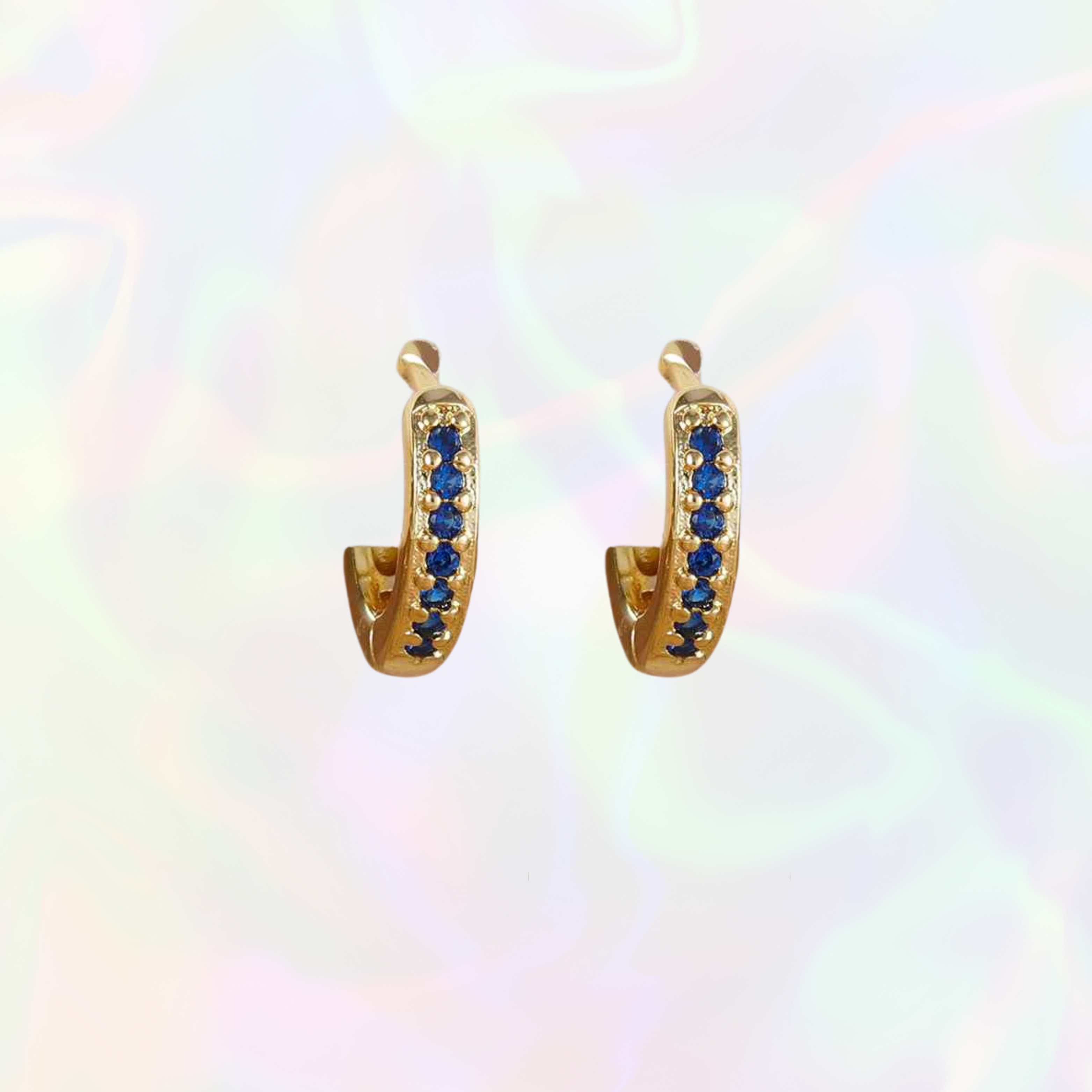 Neha Earrings - Blue