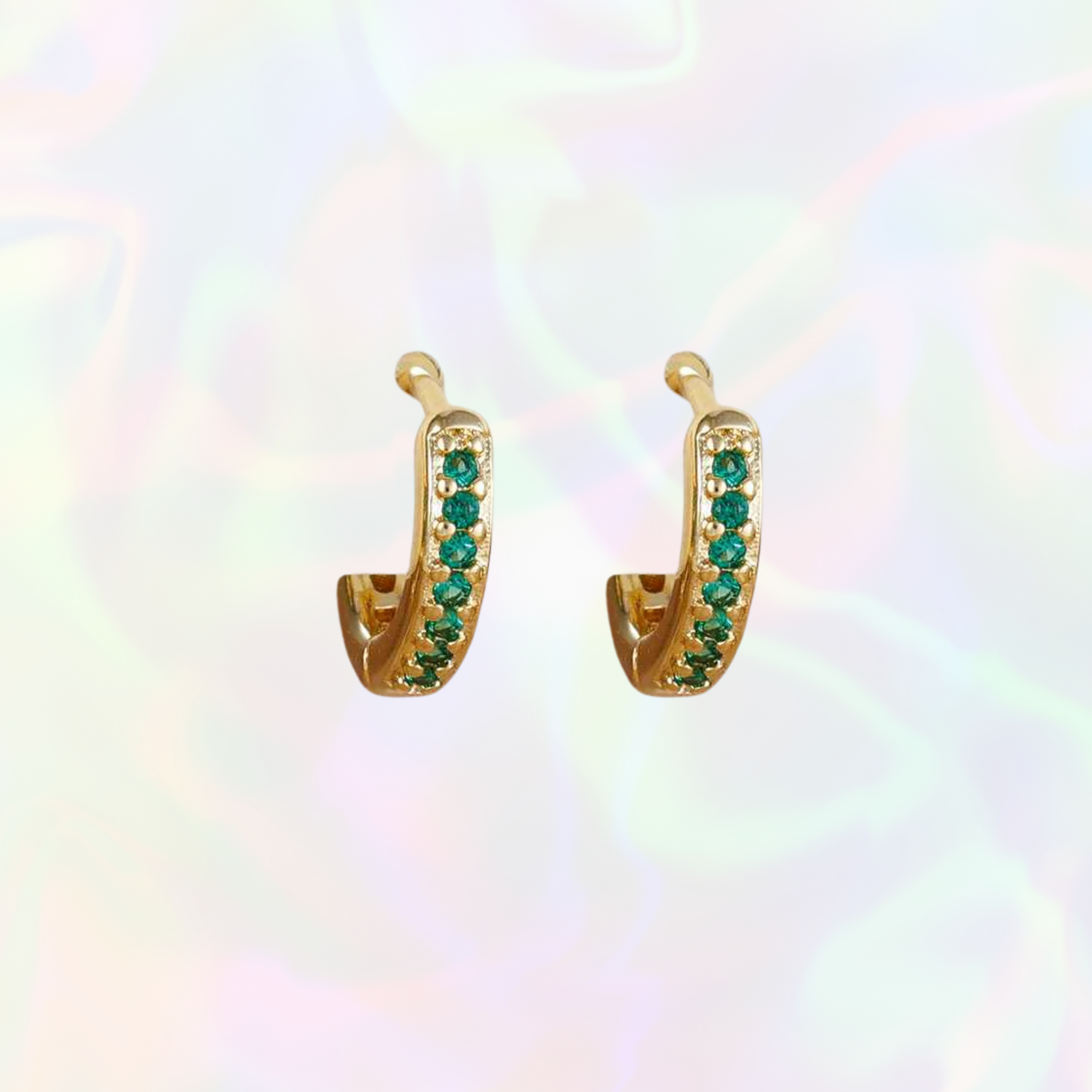 Neha Earrings - Green
