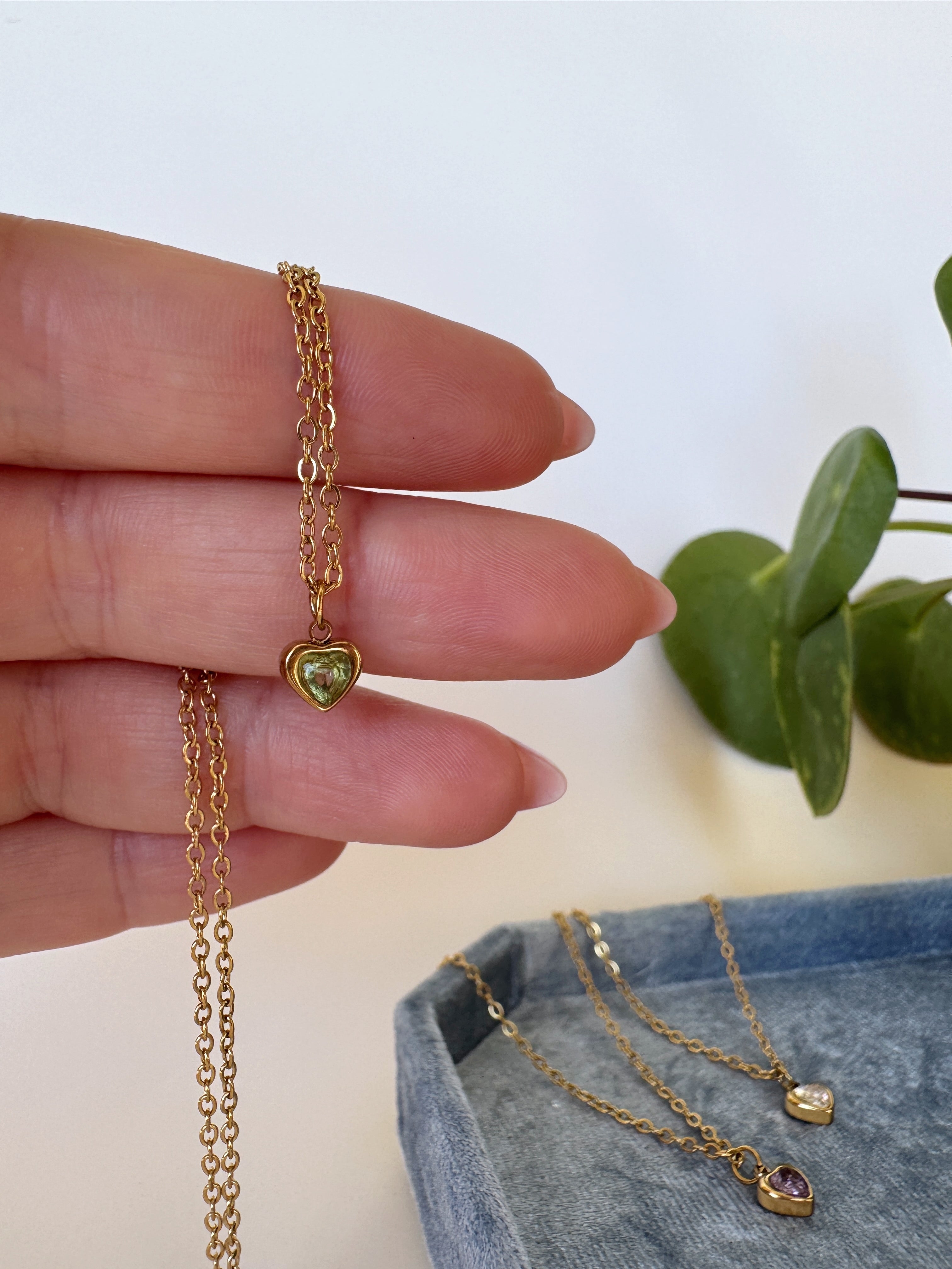 Margot Necklace - Green