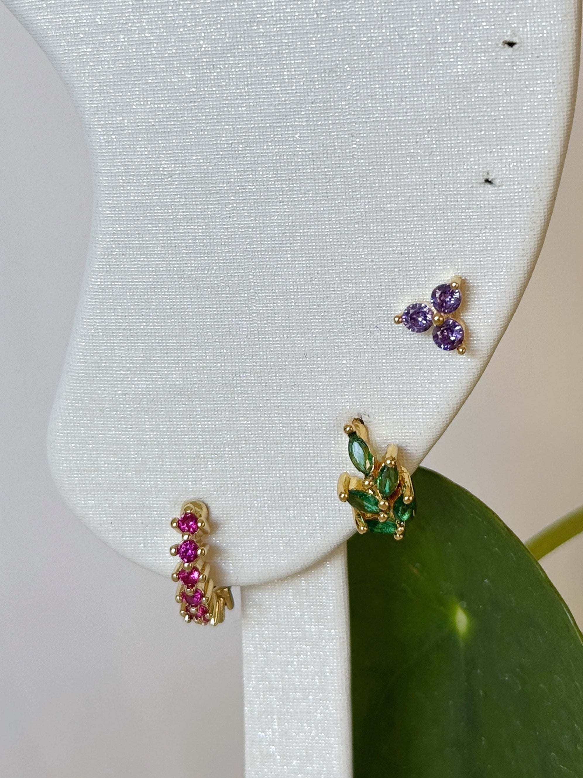 Giselle Earrings - Green